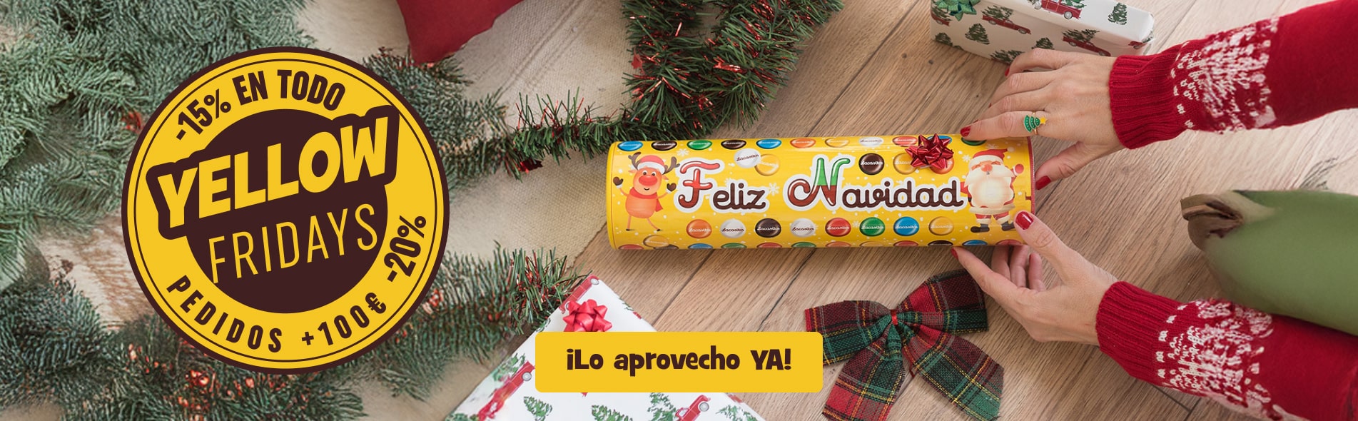 Yellow Fridays en Lacasitos Navidad